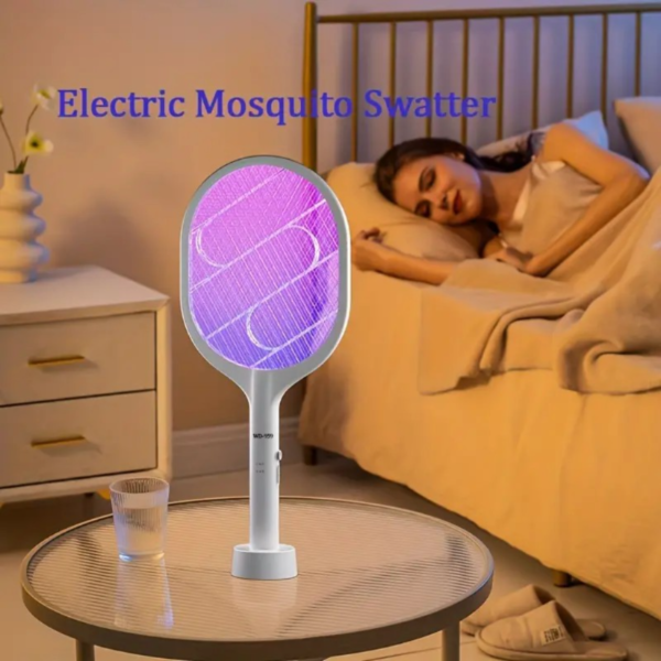 Lámpara asesina de insectos y matamosquitos eléctrica recargable USB 2 en 1: perfecta para el hogar, la oficina, el jardín y el campamento - Image 4