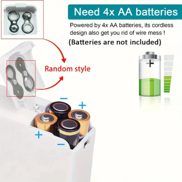 1pc Handheld Sewing Machine Mini Sewing Machines, Portable Sewing Machine Quick Handheld Stitch Tool For Fabric, Kids Cloth, Clothing (battery Not Included) - Image 6