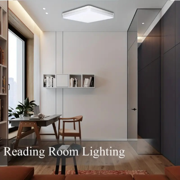 1pc LED Ceiling LightS, 36W 3240lm 4000K 9Inch Square LED Flush Mount Ceiling Lighting Fixture For Kitchen, Bedroom, Living Room, Closet Room, Neutral White - Image 3