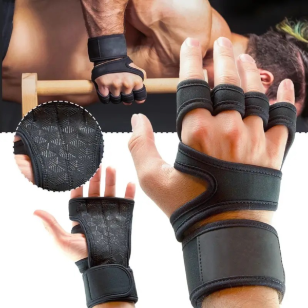 1 Pair Of Unisex Weightlifting Gloves: Perfect For Fitness, Sports, Bodybuilding & Gymnastics - Protect Your Wrists & Palms! - Image 5