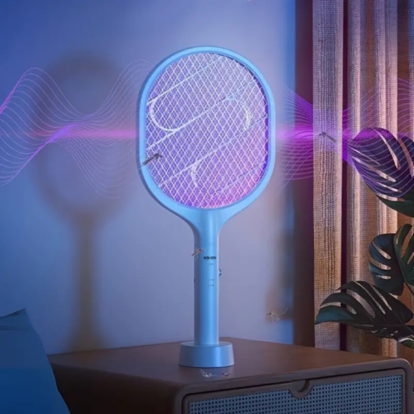 Lámpara asesina de insectos y matamosquitos eléctrica recargable USB 2 en 1: perfecta para el hogar, la oficina, el jardín y el campamento