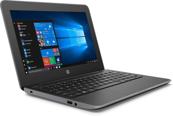 HP Stream 11 Pro G5 Laptop | 11.1" 1366x768 HD | Celeron - N4020-64GB SSD Hard Drive - 4GB RAM | 2 cores @ 2.8 GHz Win 10 Home Black - Image 2