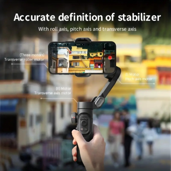 AOCHUAN XE 3-Axis Handheld Gimbal Stabilizer Foldable Smartphone Cellphone Video Record Vlog PTZ Stabilizer For IPhone Xiaomi Samsung - Image 3