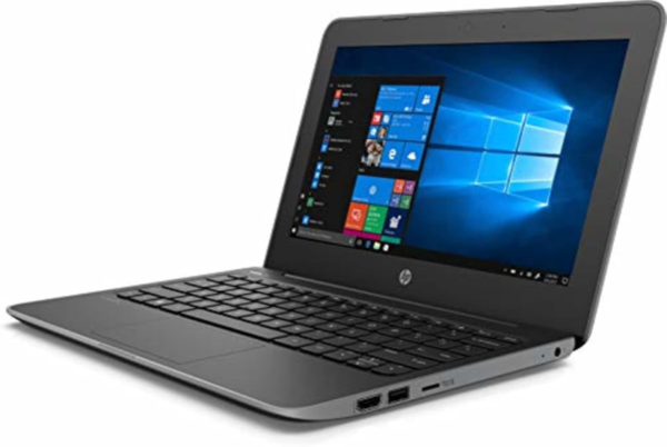 HP Stream 11 Pro G5 Laptop | 11.1" 1366x768 HD | Celeron - N4020-64GB SSD Hard Drive - 4GB RAM | 2 cores @ 2.8 GHz Win 10 Home Black - Image 3