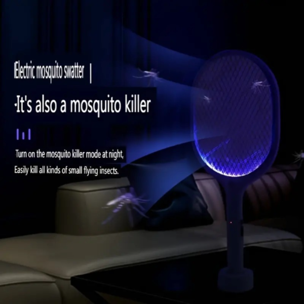 Lámpara asesina de insectos y matamosquitos eléctrica recargable USB 2 en 1: perfecta para el hogar, la oficina, el jardín y el campamento - Image 2