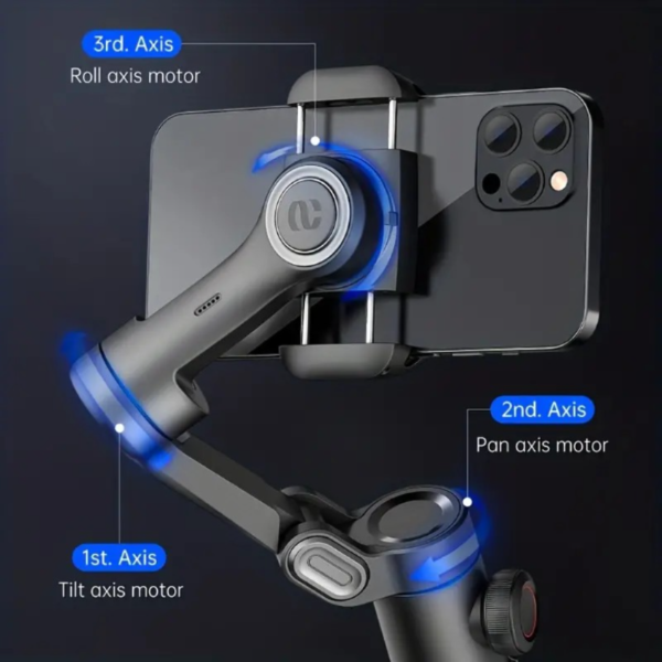 AOCHUAN XE 3-Axis Handheld Gimbal Stabilizer Foldable Smartphone Cellphone Video Record Vlog PTZ Stabilizer For IPhone Xiaomi Samsung - Image 4