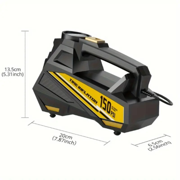 Inflador De Neumáticos Digital Carsun, Portátil, Compresor De Aire Para Automóvil, Bomba De Aire, Para Automóvil, Motocicleta, Bicicleta, 12 Voltios CC, Luz LED - Image 2