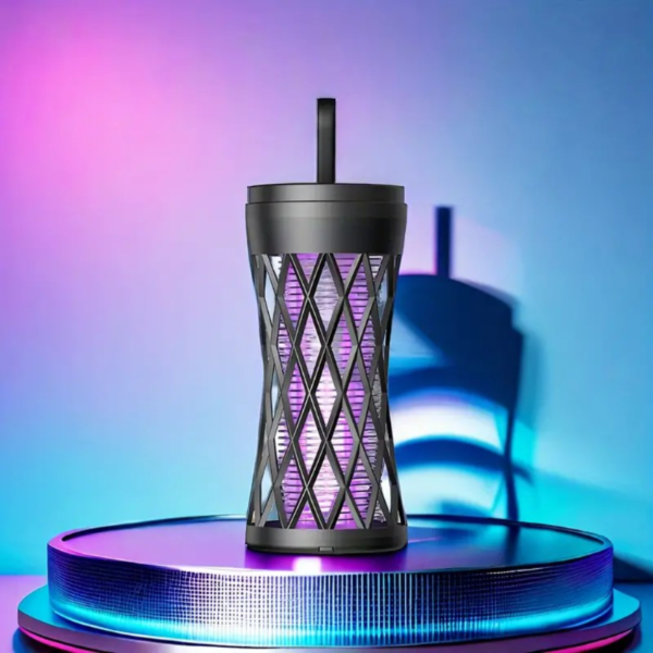 Lámpara Mata Mosquitos Silenciosa para Interiores - Alimentada por USB, Trampa de Insectos de Alta Eficiencia para Cocina y Hogar