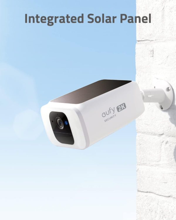 eufy Security SoloCam S40, Solar-Powered, Wireless Outdoor Security Camera, Battery Camera, Integrated Solar Panel, Spotlight Camera, 2K Resolution, Color Night Vision, Wireless, Wi-Fi, No Monthly Fee (Renewed) - Image 5