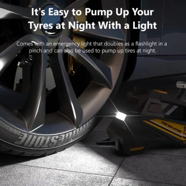 Inflador De Neumáticos Digital Carsun, Portátil, Compresor De Aire Para Automóvil, Bomba De Aire, Para Automóvil, Motocicleta, Bicicleta, 12 Voltios CC, Luz LED - Image 3