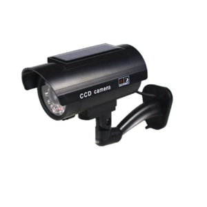 Cámara Simulada Realista Con Luz LED Parpadeante, Cámara De Seguridad Falsa De Vigilancia Para Interiores Y Exteriores Con Montura Ajustable, Cámara CCTV Simulada Para El Hogar Y La Empresa
