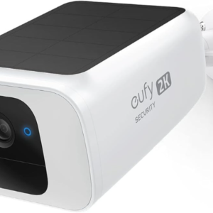 eufy Security SoloCam S40, Solar-Powered, Wireless Outdoor Security Camera, Battery Camera, Integrated Solar Panel, Spotlight Camera, 2K Resolution, Color Night Vision, Wireless, Wi-Fi, No Monthly Fee (Renewed)