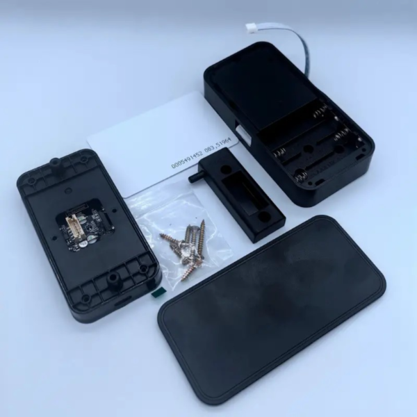 Cerradura electrónica inteligente con código digital, cerradura con teclado táctil y contraseña RFID, material acrílico, no impermeable, alimentada por batería/USB, ≤36 V, cuerpo de cerradura universal - Sin conectividad/batería incluida - Image 3