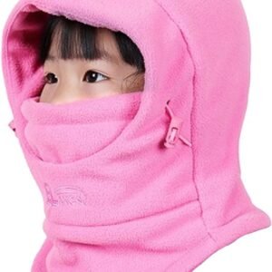 Azarxis Kids Fleece Balaclava Ski Face Mask Windproof Thicken Winter Hat Neck Warmer