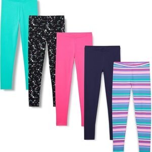 Essentials Big Girls' 3-Pack Leggings