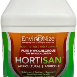 HORTISAN Agricultural Cleaner & Disinfectant - Made of Hypochlorous Acid (HOCL) - All Purpose Cleaner, Sanitizer & Deodorizer for Greenhouse, Farms & Nurseries - 4L