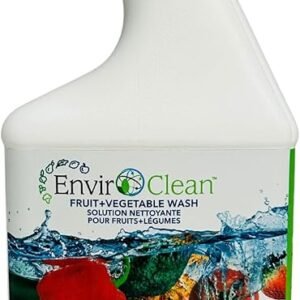 Fruit + Veggie Wash - Produce Wash & Cleaner - Fruits & Vegetable Cleaner Spray - Tasteless, Odorless & No Aftertaste - Removes Dirt and Impurities - Easy to Use Spray Bottle