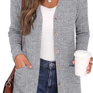 GRECERELLE Cardigan for Women Open Front Button Down Ribbed Knit Lightweight Ladies Sweater Outerwear with Pocketsººººººººººººººººººººººººººººººººººººººººººººººººººººººººººººººººººººººººººººººººººººººººººººººººººººººººººººººººººººººººººººººººººººººººººººººººººººººººººººººººººººººººººººººººººººº