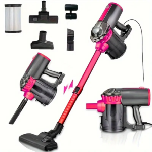 1pc, 110V 600W High-Power Portable Wet/Dry Handheld Vacuum Cleaner with Pet Hair & Floor Cleaning, 4-in-1 Lightweight Stick Vacuum