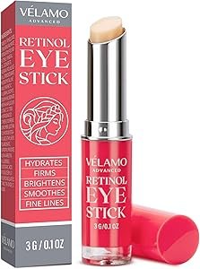 Retinol Eye Stick, Retinol Eye Cream for Dark Circles and Puffiness, Under Eye Cream Anti Aging, Eye Brightener Stick, Eye Cream for Wrinkles, Brightening Eye Cream for