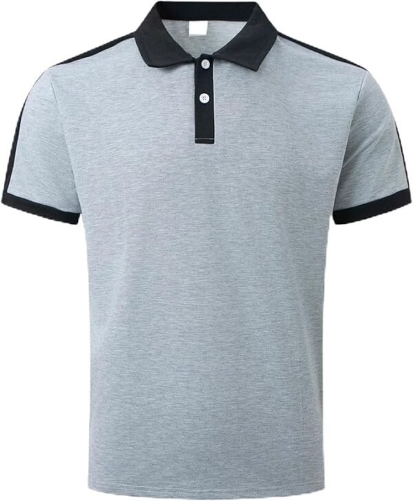 Mens Short Sleeve Blouses Fashion Business Short Sleeve T Shirts Turn-down Collar Button Shirt Blouse Streetwear Tops