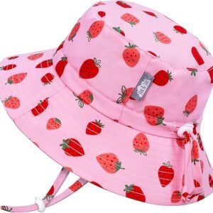 Jan & Jul Sun Protection Swim Hat Girl, with Strap