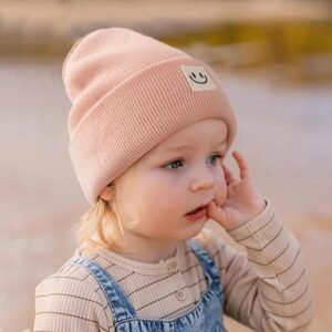 FURTALK Baby Beanie 2 Pack Winter Warm Knit Hats Cute Toddler Kids Winter Hat