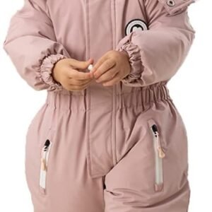 Xifamniy Toddler Snowsuit 2T 3T 4T 5T Ski Suit Baby Boy Girl Winter Clothes Coat Outwear Snow Suit Hooded Romper Jumpsuit