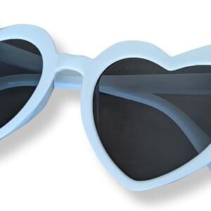 Heart-Shaped Cat Eye Polarized Sunglasses for Girls, Parties, Events