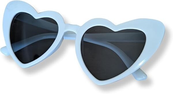 Heart-Shaped Cat Eye Polarized Sunglasses for Girls, Parties, Events