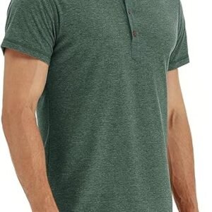 Sailwind Mens Henley T-Shirt Short Sleeve Cotton Casual Shirt