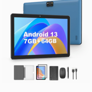 2025 Tablet Android 13 2-in-1 Tablets With Keyboard, Quad Core CPU, 10.1 Inch, 7 (3+4)GB RAM