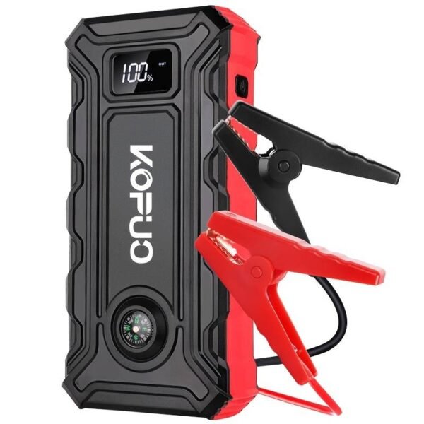 KOPUO 5000A Portable Power Supply Professional Diesel Dual-start Car Starter, With LCD Display