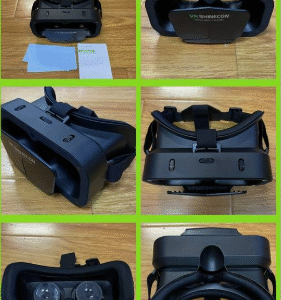T&C 1pc 3D VR Headset Smart Virtual Reality Glasses VR Helmet for iPhone Android Smartphones