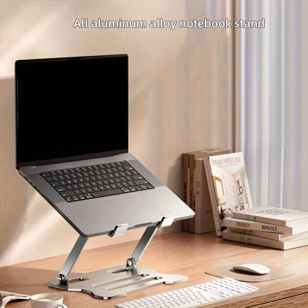 Ultra-portable Carbon Steel Stand] Adjustable Laptop Stand - Easily Adjust Height, Ergonomic