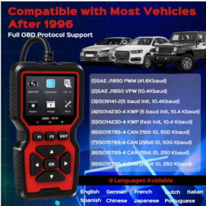 T&C Professional OBD2 Scanner with 35,901 DTC Library & 2025 Model Updates - Live Data Stream, Batte