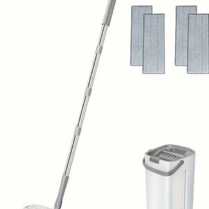 Wash Free Mop Kit] Hand Wash Free Mop, Multifunctional Bucket, A Set of Mop Bucket Cleaning