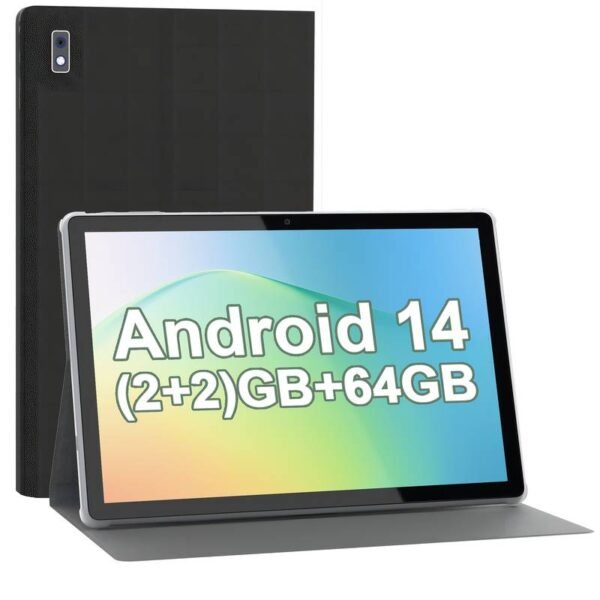 Latest 2025 Android 14 Tablet, Smartpad_A10_L 10.1 Inch Tablet PC, 4GB+64GB HD Smart Tablet