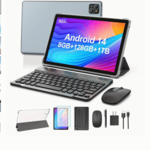 Android 14 Tablet 10 Inch Octa-Core Tablets With 8GB RAM+128GB ROM (Expand To 1TB),