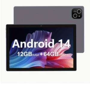 Tablet 10.1-inch Android 14 operating system Tablet, 64GB ROM+12GB (4GB+8GB Expansion)