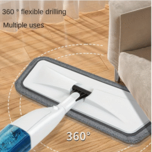 2-In-1 Spray Mop, Includes 3 Ultra-Fine Microfiber Pads, Comes with a Reusable Bottle, Suitable