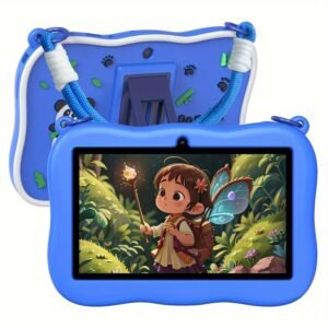 Android 13 Kids Tablet: 4-Core Performance, 4GB (2+2) RAM + 32GB Storage, 5G WiFi 6, 0.3MP