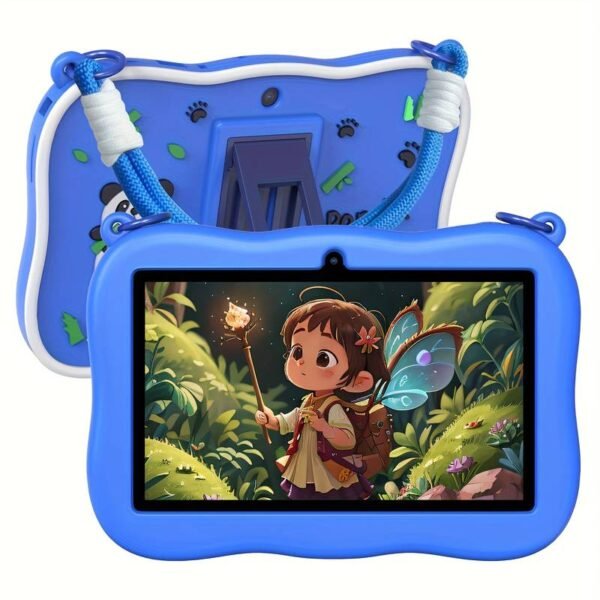Android 13 Kids Tablet: 4-Core Performance, 4GB (2+2) RAM + 32GB Storage, 5G WiFi 6, 0.3MP