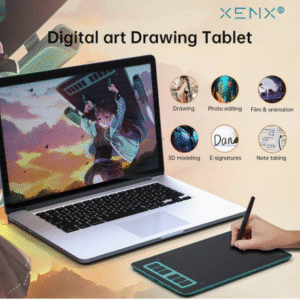 [8192 Pressure XENX P1-640] XENX P1-640 Graphics Drawing Tablet | 8192 Pressure Sensitivity,