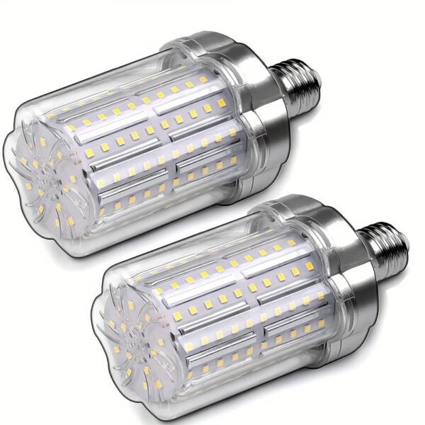40W LED Bulbs 2pcs, E26/E27 Base,Non-Dimmable, 3 Color Temperatures (White/Warm/Warm