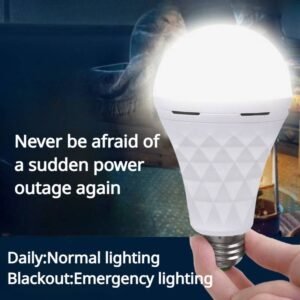 1 Rechargeable Emergency Light] 1 Rechargeable Light Bulb | Power Outage Emergency Light,