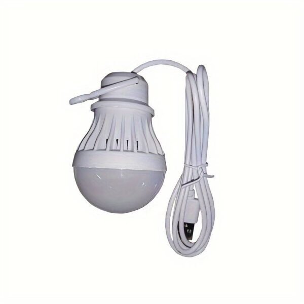Portable LED Lantern - USB-Powered, 5V Mini Bulb with Adjustable Stand for Camping, Reading