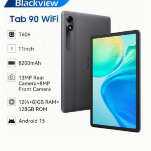 Blackview Tablet 11 inch Android 15 Tablets, Tab 90 WiFi with 12(4+8)GB+128GB Storage (Expand