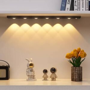 Modern LED Motion Sensor Strip Light, Wireless Rechargeable Magnetic Light Bar for Shoe Cabin