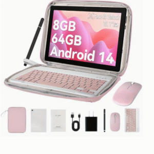 [2-in-1 MAYPUG Tablet] MAYPUG 2-in-1 Tablet, 10.1-inch Android 14 Octa-Core | 8GB RAM, 64GB
